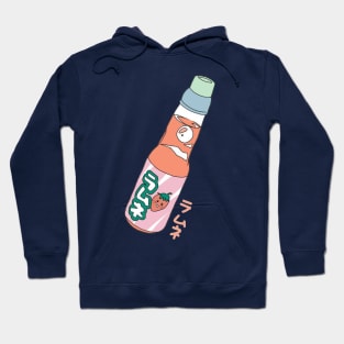 Kawaii Strawberry Soda Drink Hoodie